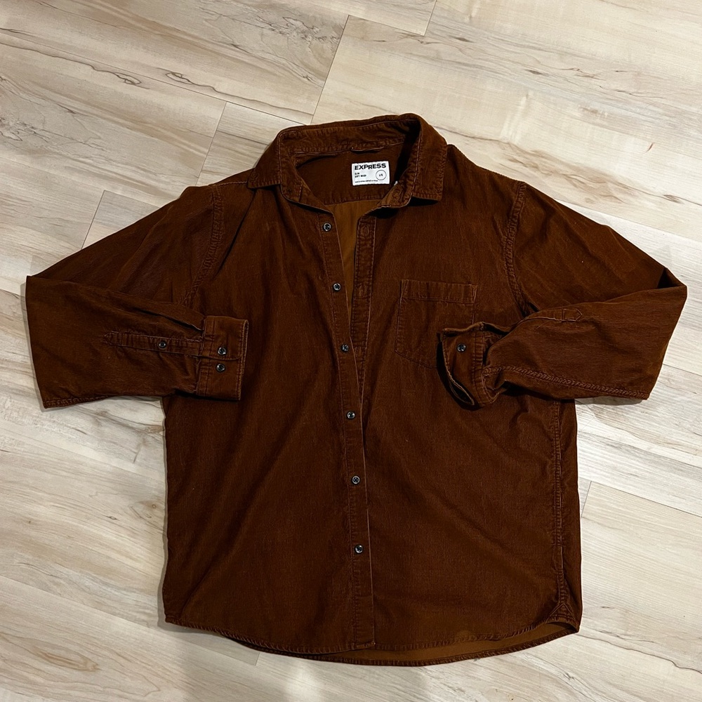 Cord button up shirt